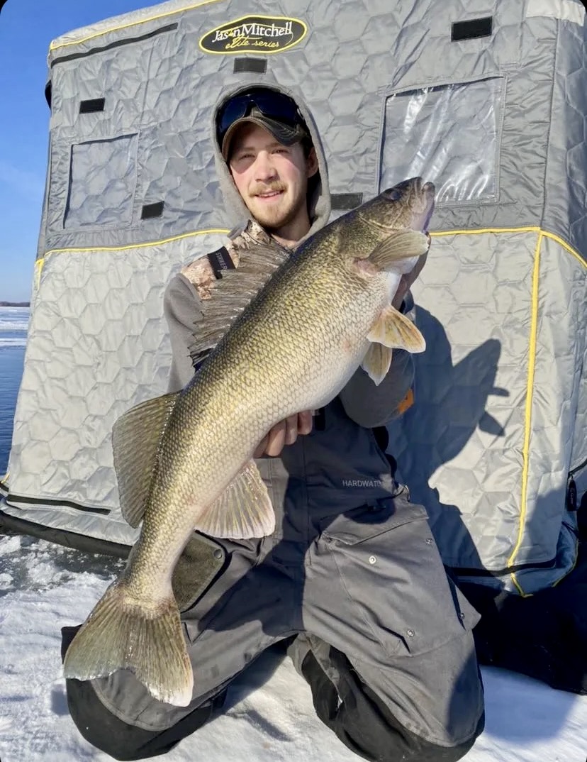 easton holding a fish